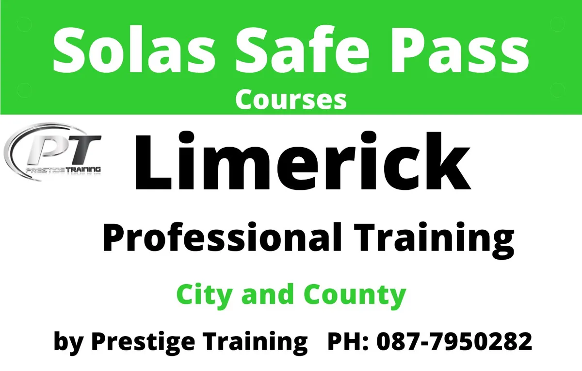 Safe Pass Course Limerick  - 2024