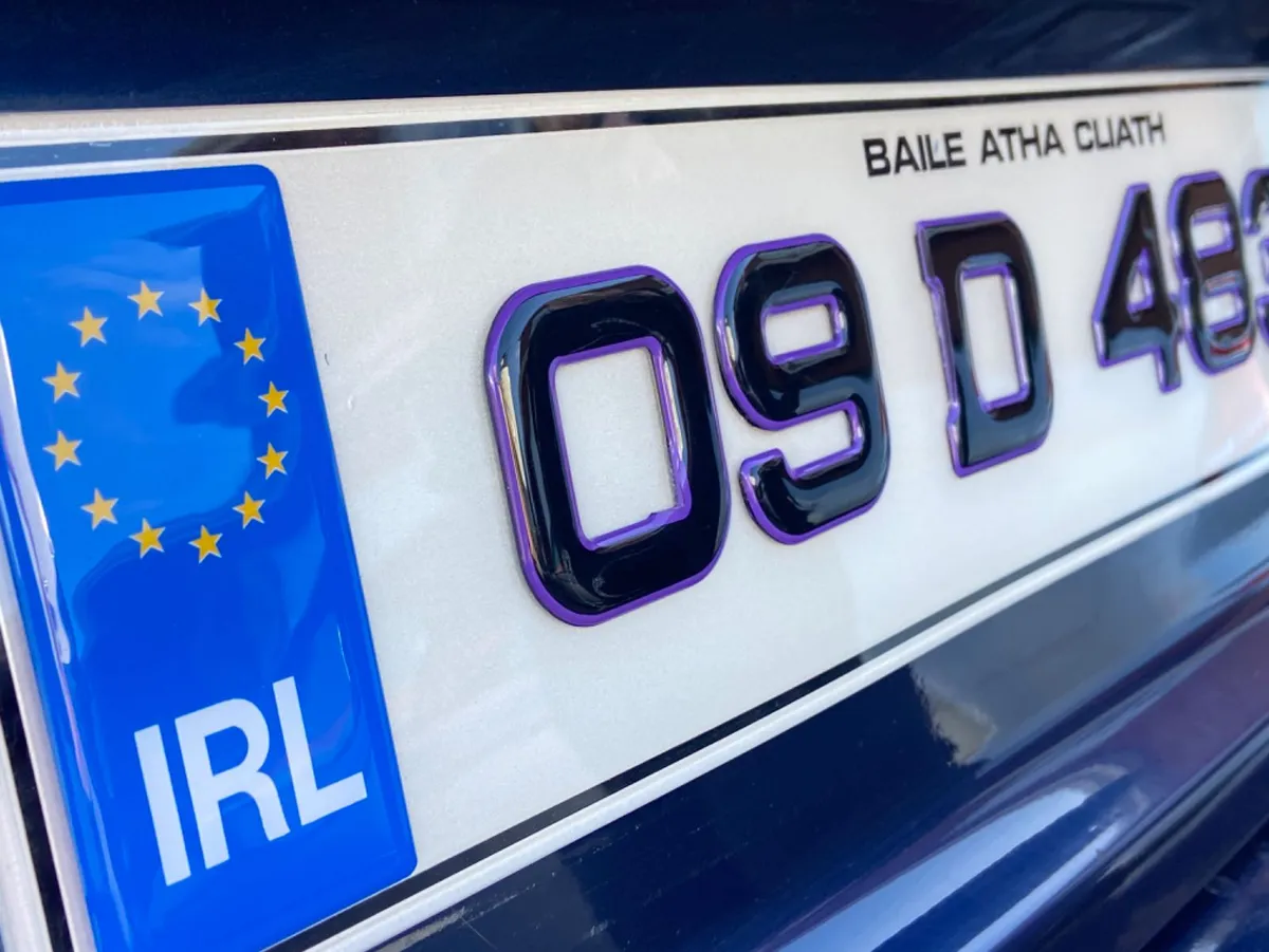 Ultimate gel shadow number plates delivered - Image 1