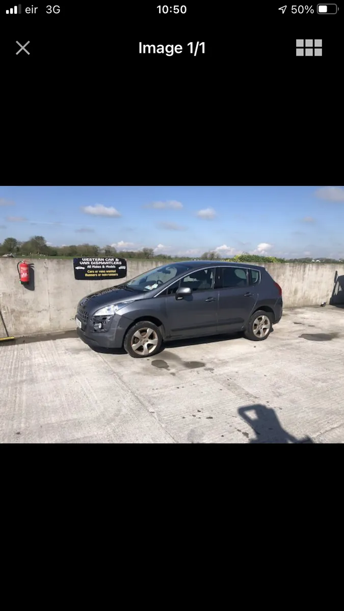 2012 Peugeot 3008 1.6 diesel for parts