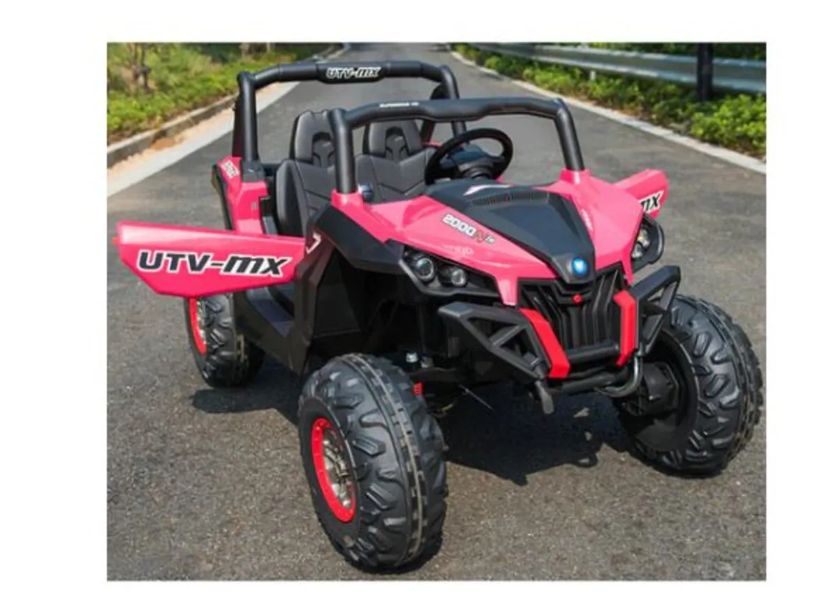 Ground Commander 24V Electric Ride on Buggy (Pink) - Image 1
