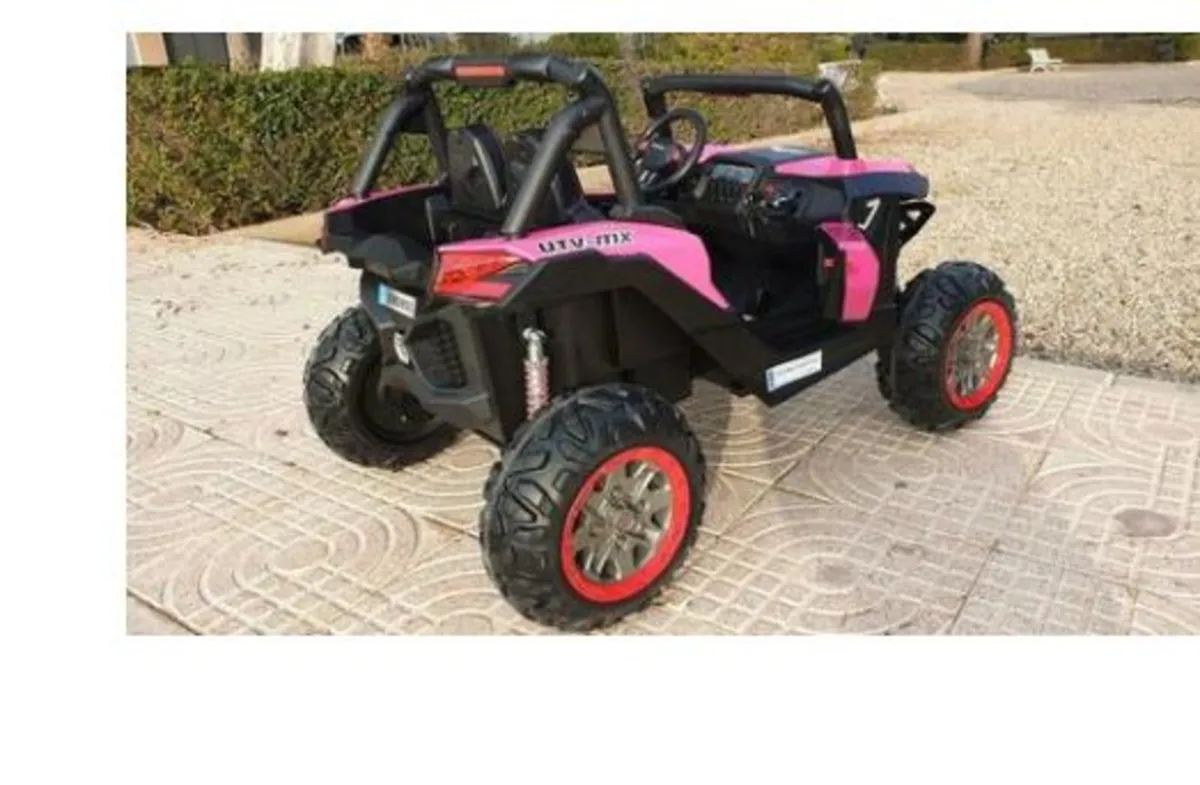 Ground Commander 24V Electric Ride on Buggy (Pink) - Image 2