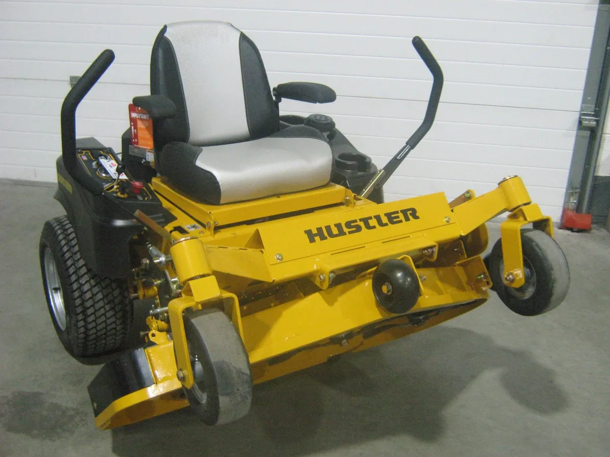 Hustler raptor zero turn mower flip - up deck - Image 4