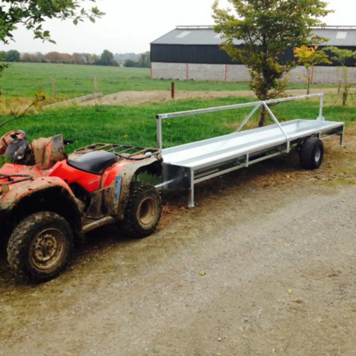 20' and 16' towable calf troughs. Fully galvanised - Image 2