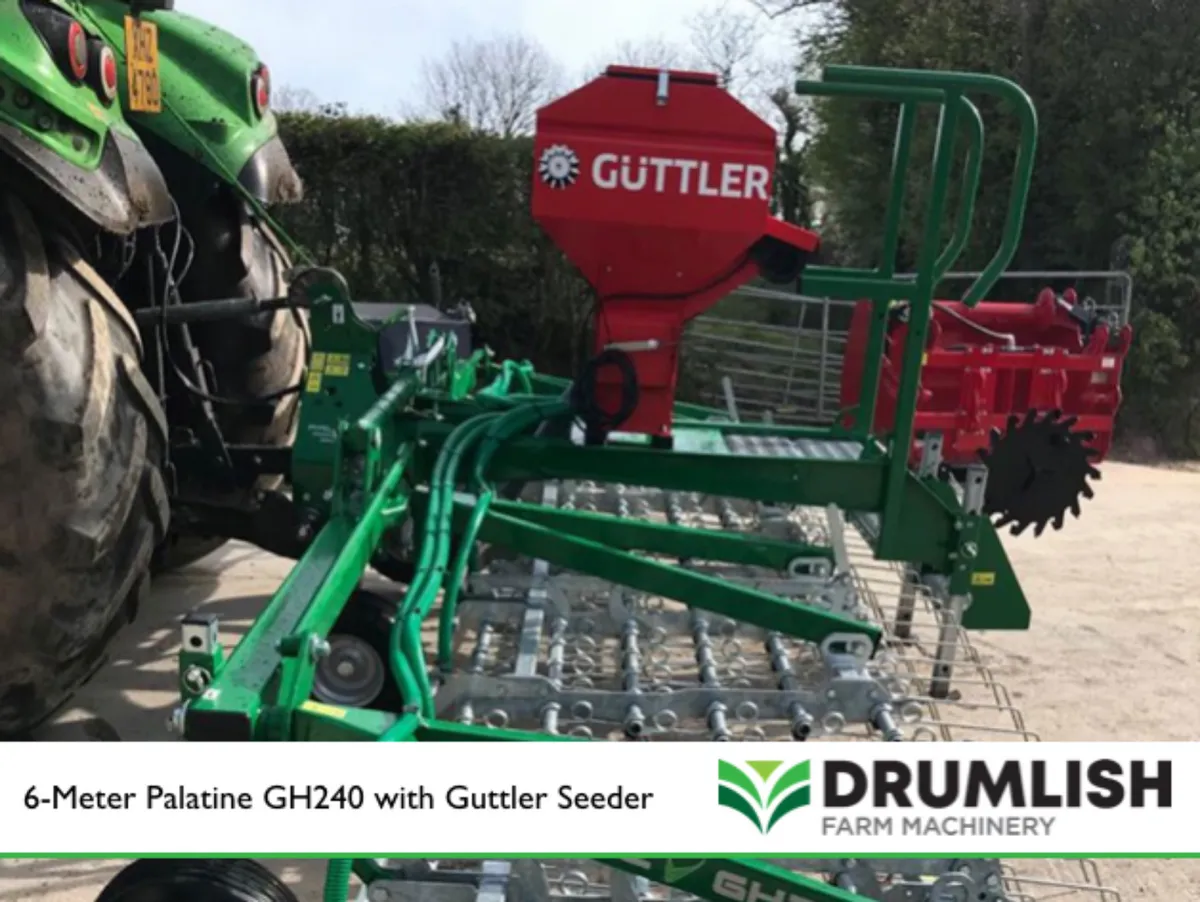 6-Meter Palatine Grass Harrow with Seeder (New) - Image 2