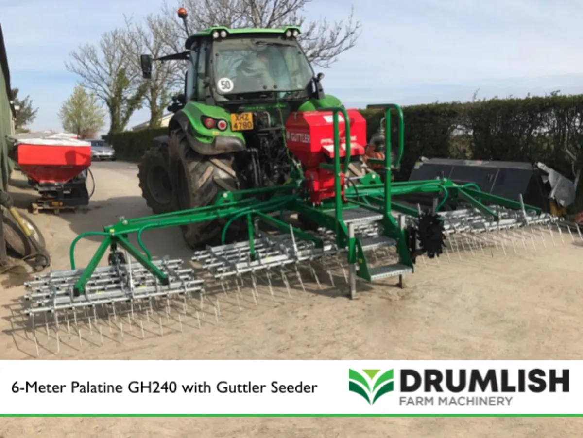 6-Meter Palatine Grass Harrow with Seeder (New) - Image 3