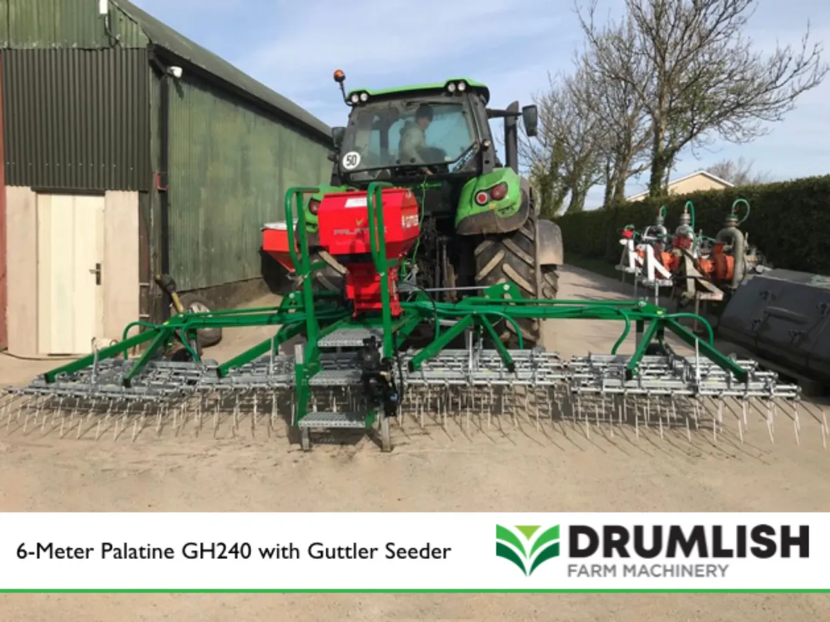 6-Meter Palatine Grass Harrow with Seeder (New) - Image 4