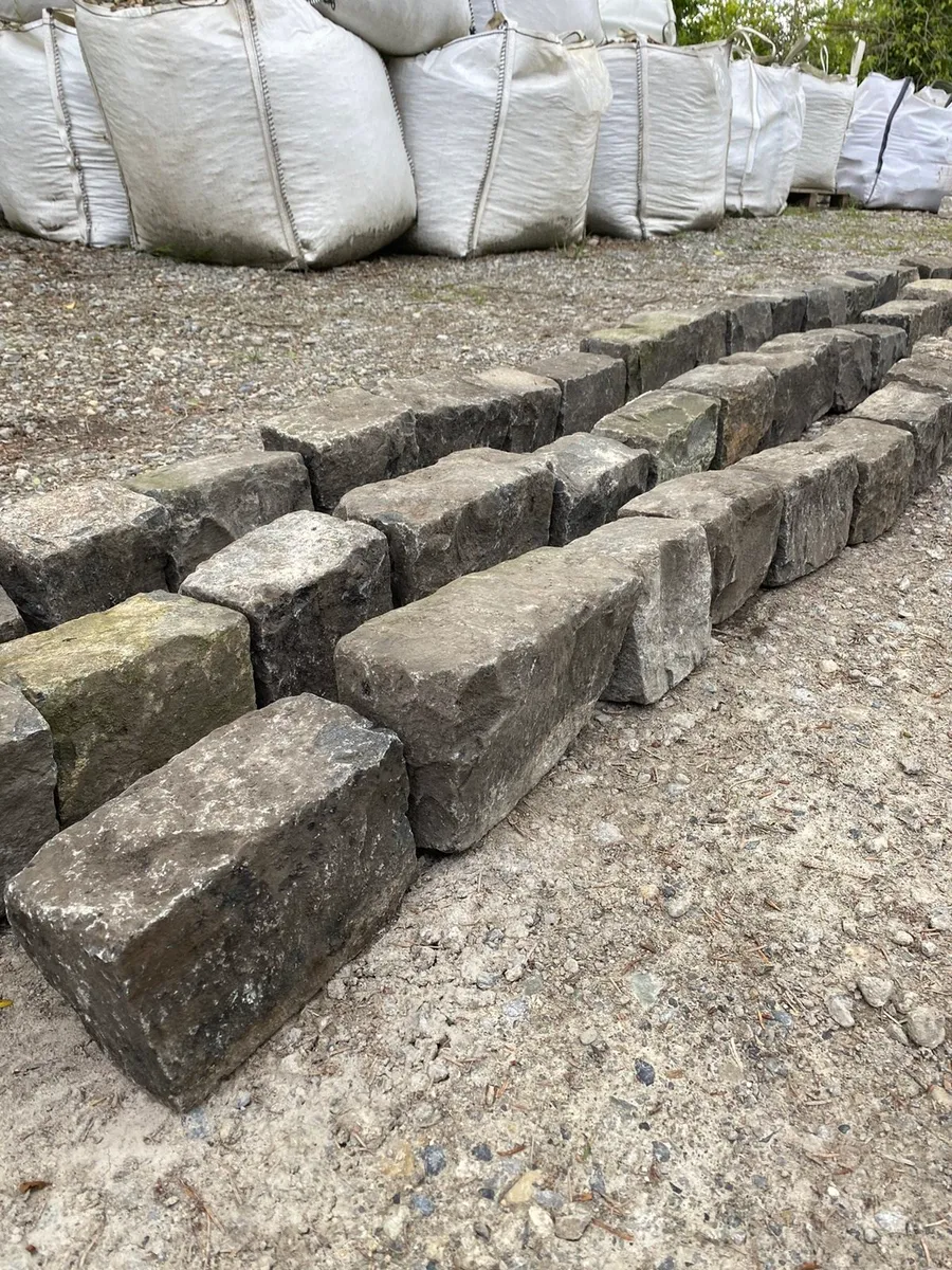 Just in ! Old Salvage Dublin Limestone 6" Kerbs - Image 1