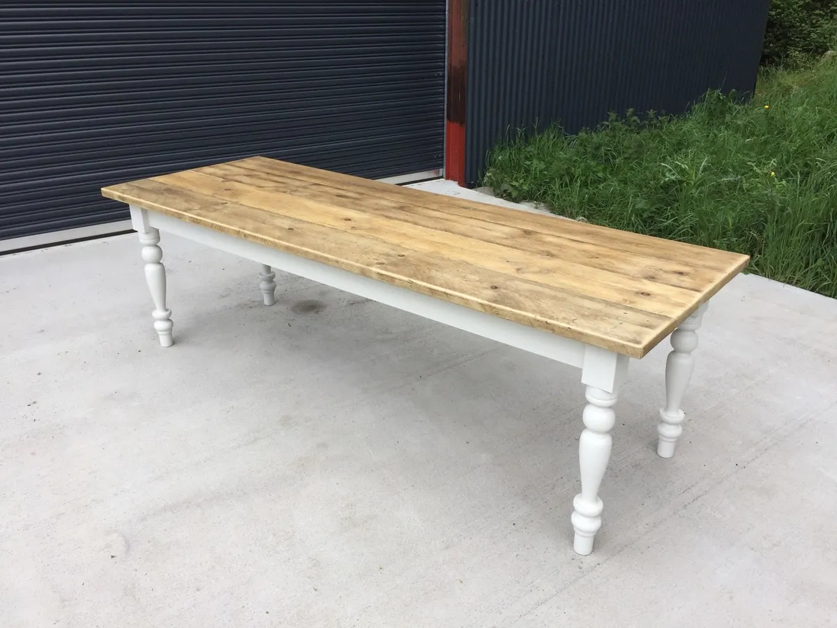 A Country Farmhouse Table  6ft,7ft and 8ft - Image 1