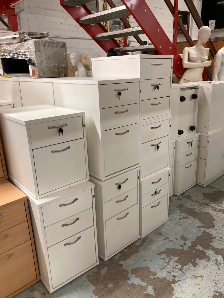 OFFICE FURNITURE PEDESTAL DRAWERS @ CJM - Image 4