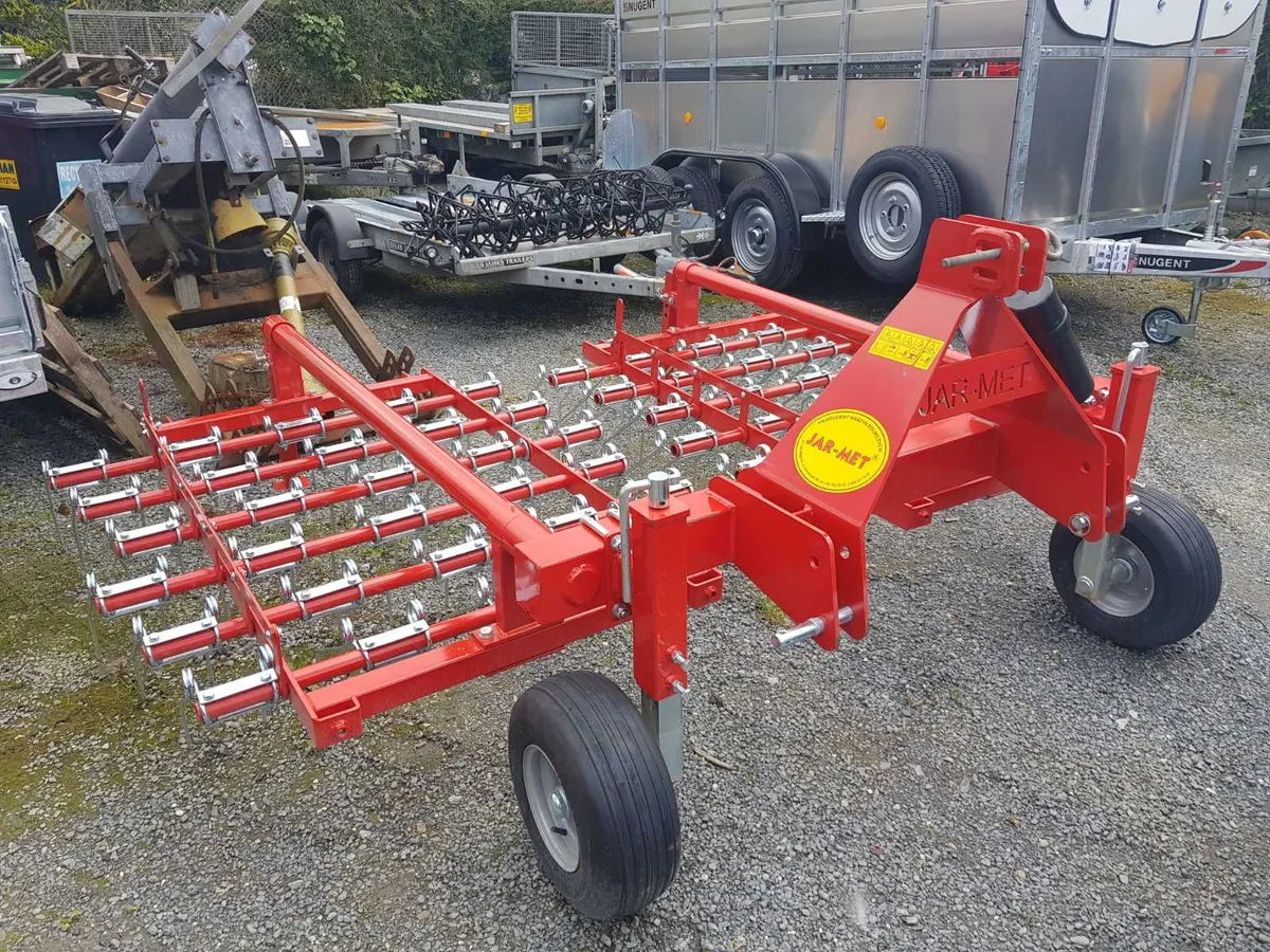 Spring tine weeder grass harrow. - Image 1