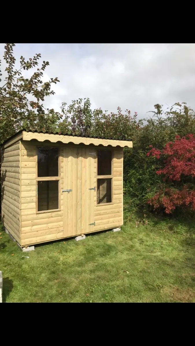 GARDEN SHED SALE !!! 8ft x 6ft RUSTIC ONLY €495 - Image 2