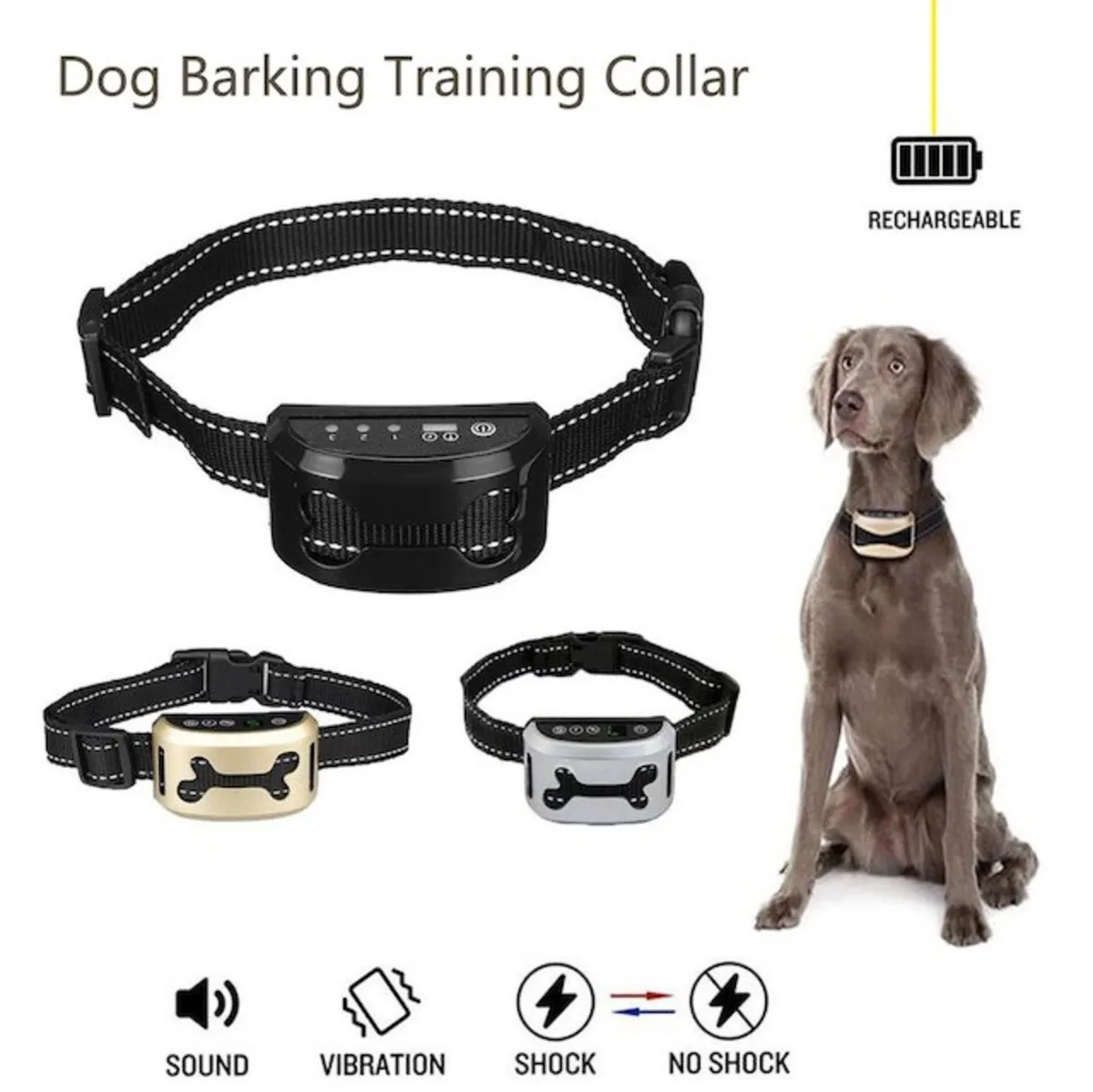 Rechargeable Anti Bark Collar - FREE DELIVERY