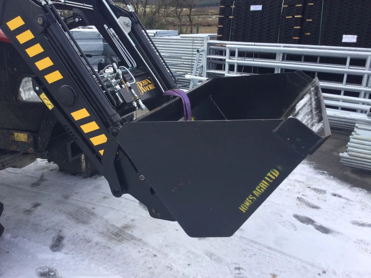 7  foot heavy duty loader buckets - Image 3