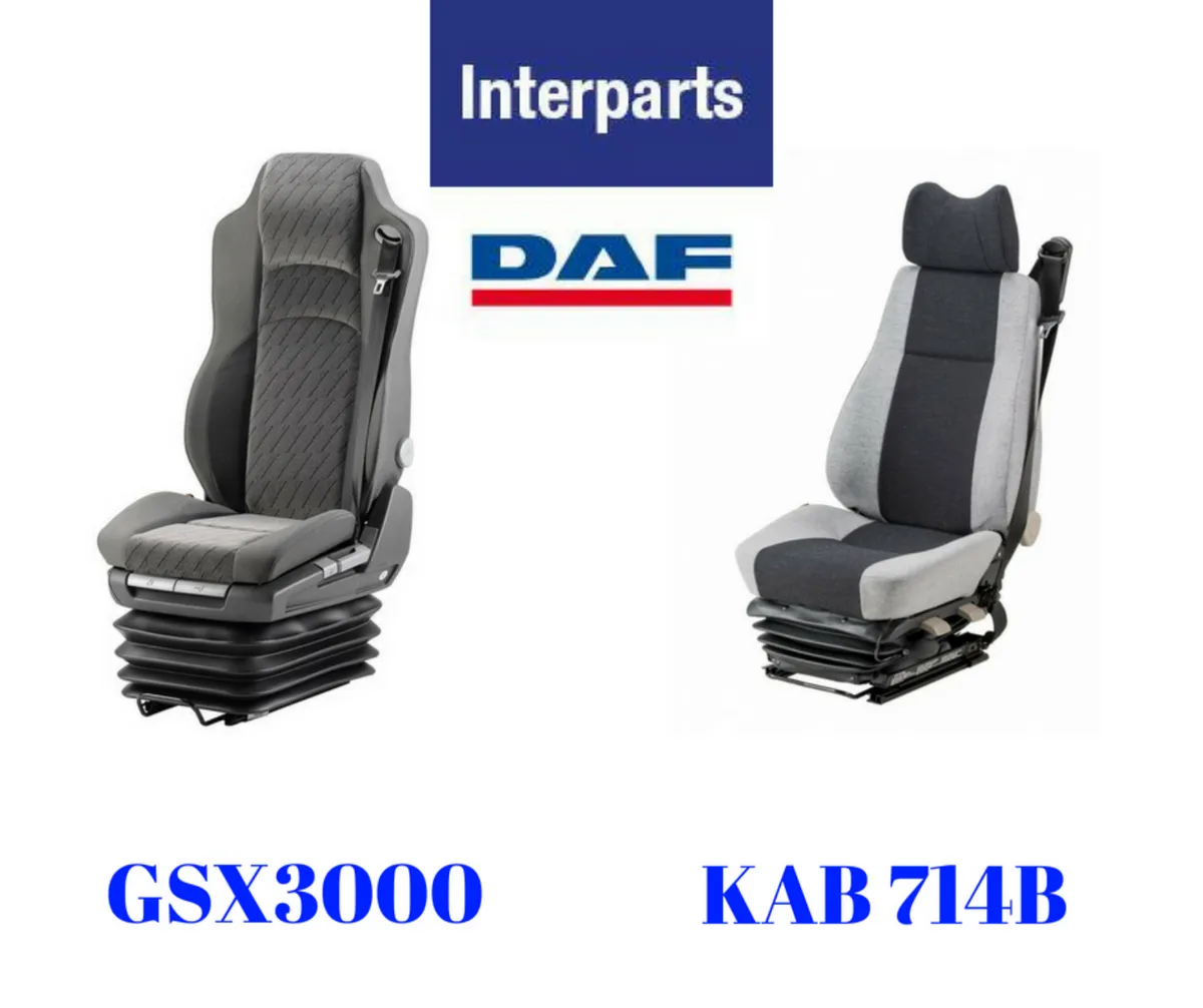 Full range of GSX3000 and KAB714B Truck Seats