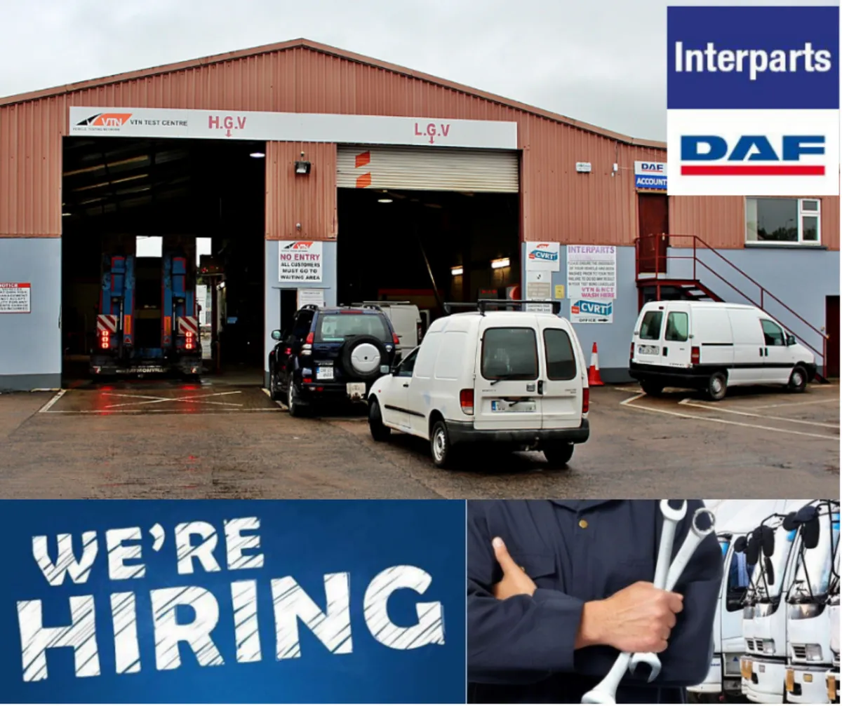 Now Hiring: HGV Mechanic & CVRT tester - Image 1