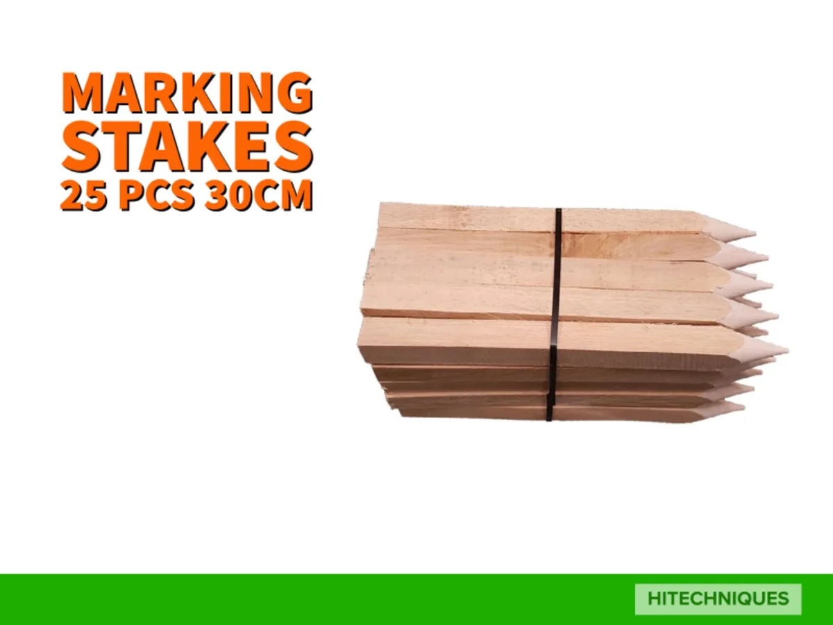 Wooden stakes for surveying/construction