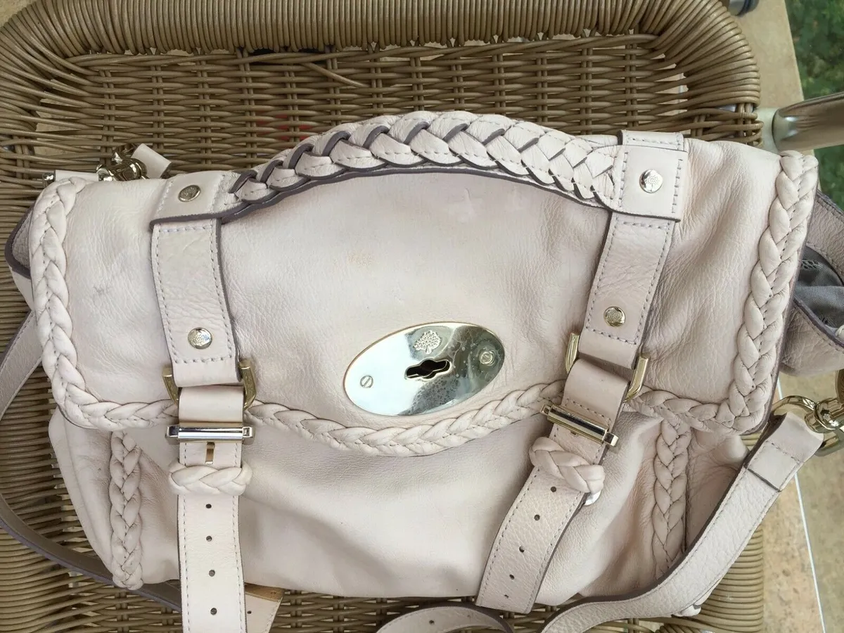 Mulberry Alexa In Nude/Cream Calf Leather Bag - Image 1