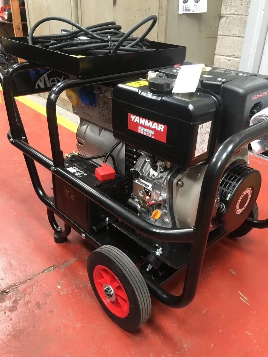YANMAR Diesel 180 amp DC 4.5 kvaWelder Generators. - Image 1