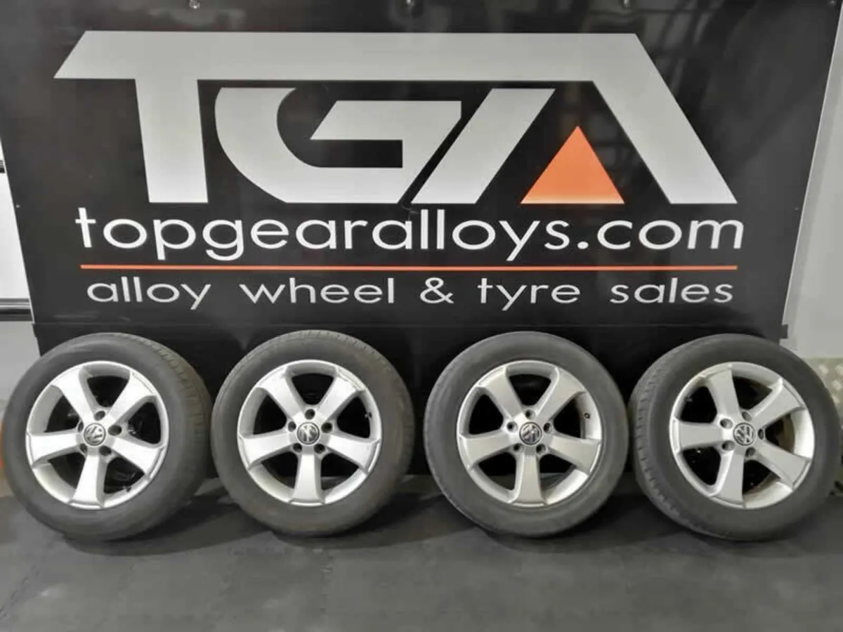 16" Genuine CADDY SIMA Alloy Wheels & Tyres - Image 1