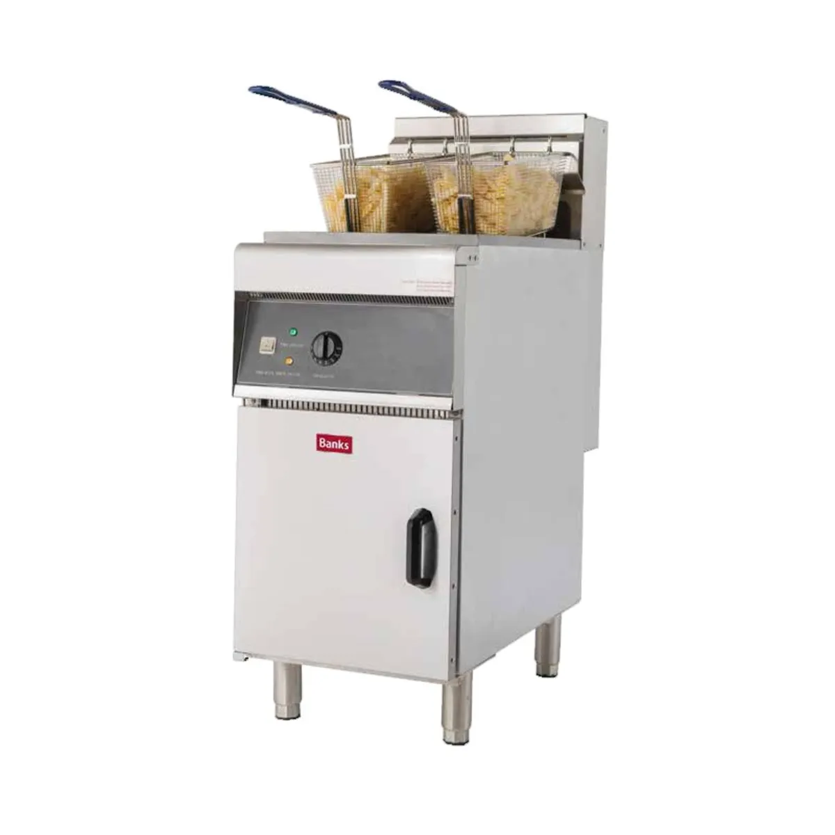 Banks Electric Fryer 28L -Single Tank, Twin Basket