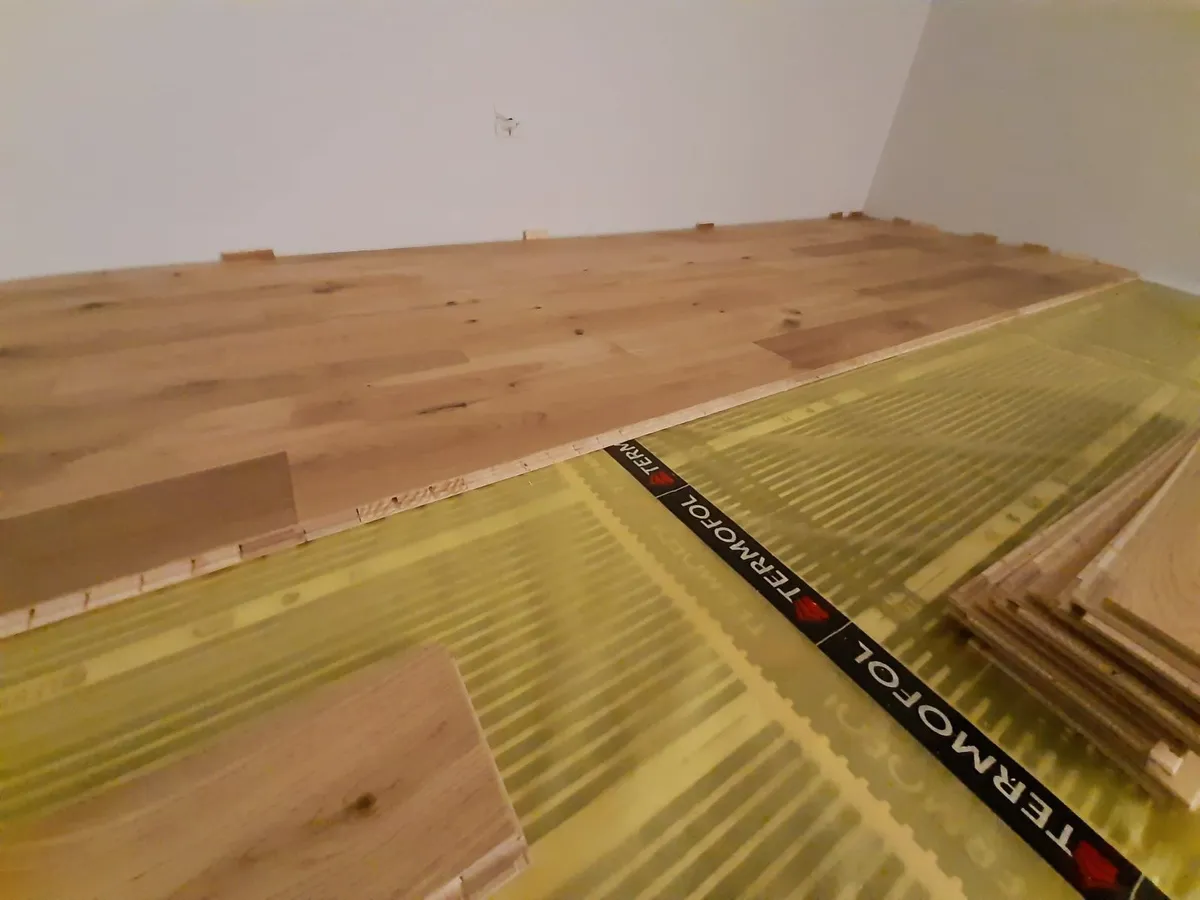 Electric Underfloor heating  laminate floor - Image 3