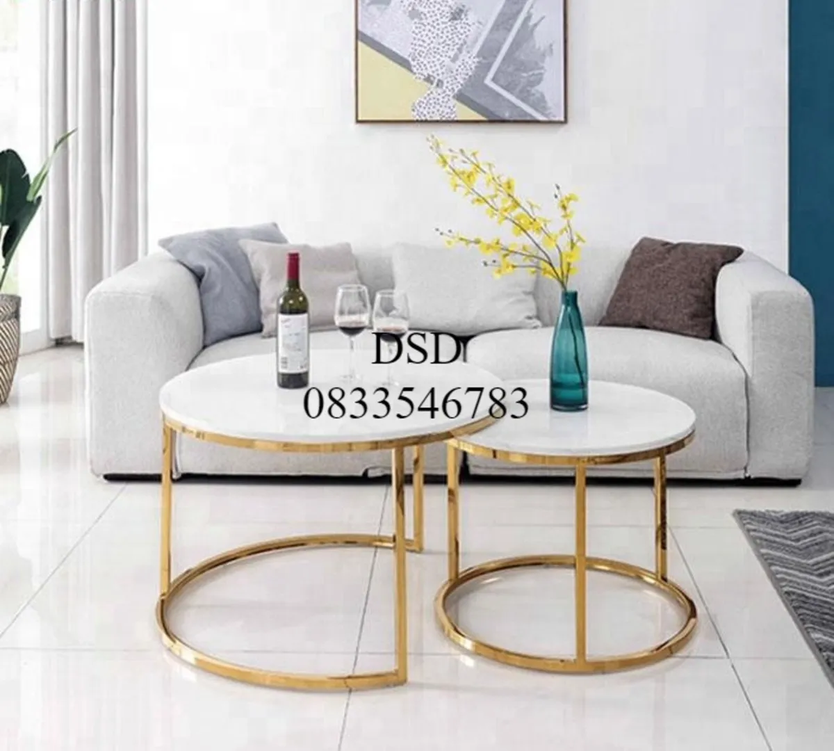 Marble Nest of Coffee Tables - Nationwide Delivery