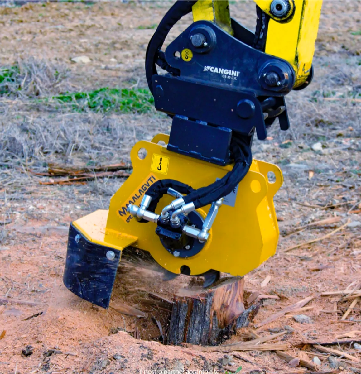 Attachment Hire. Stump Grinder 8 to 14 Ton.