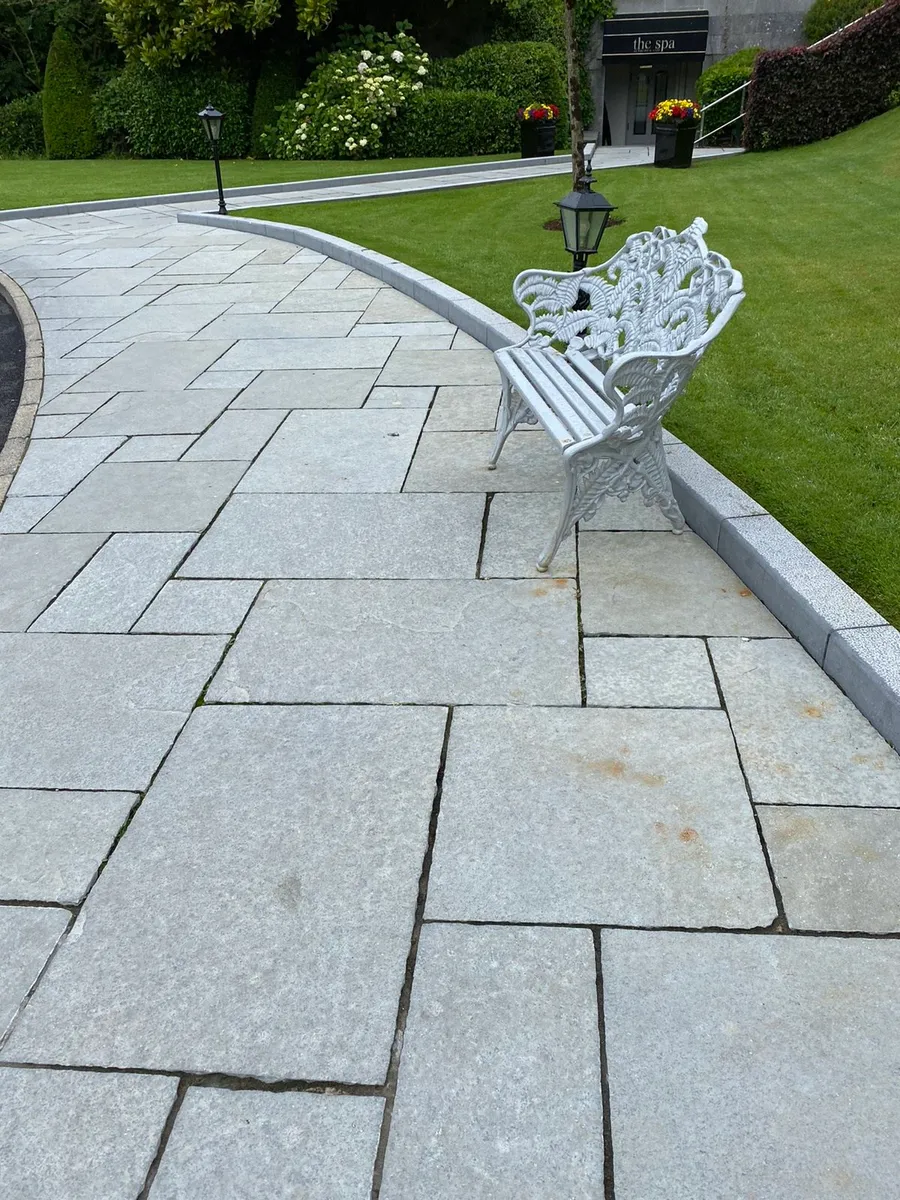 Kilkenny Blue limestone Kerbs 6" x 4" sanded - Image 2