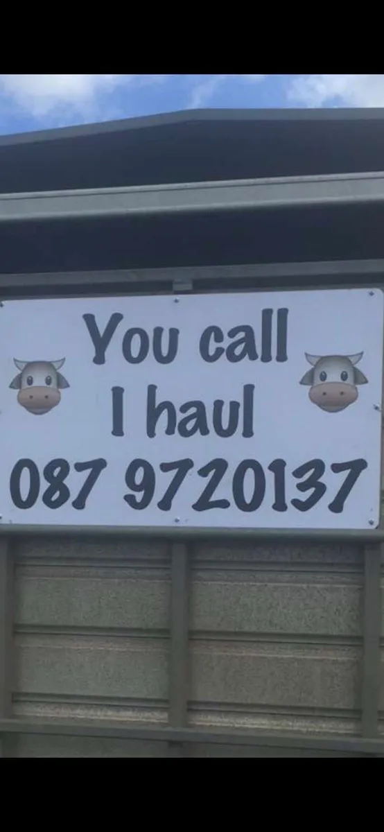 You call I haul livestock haulage - Image 1