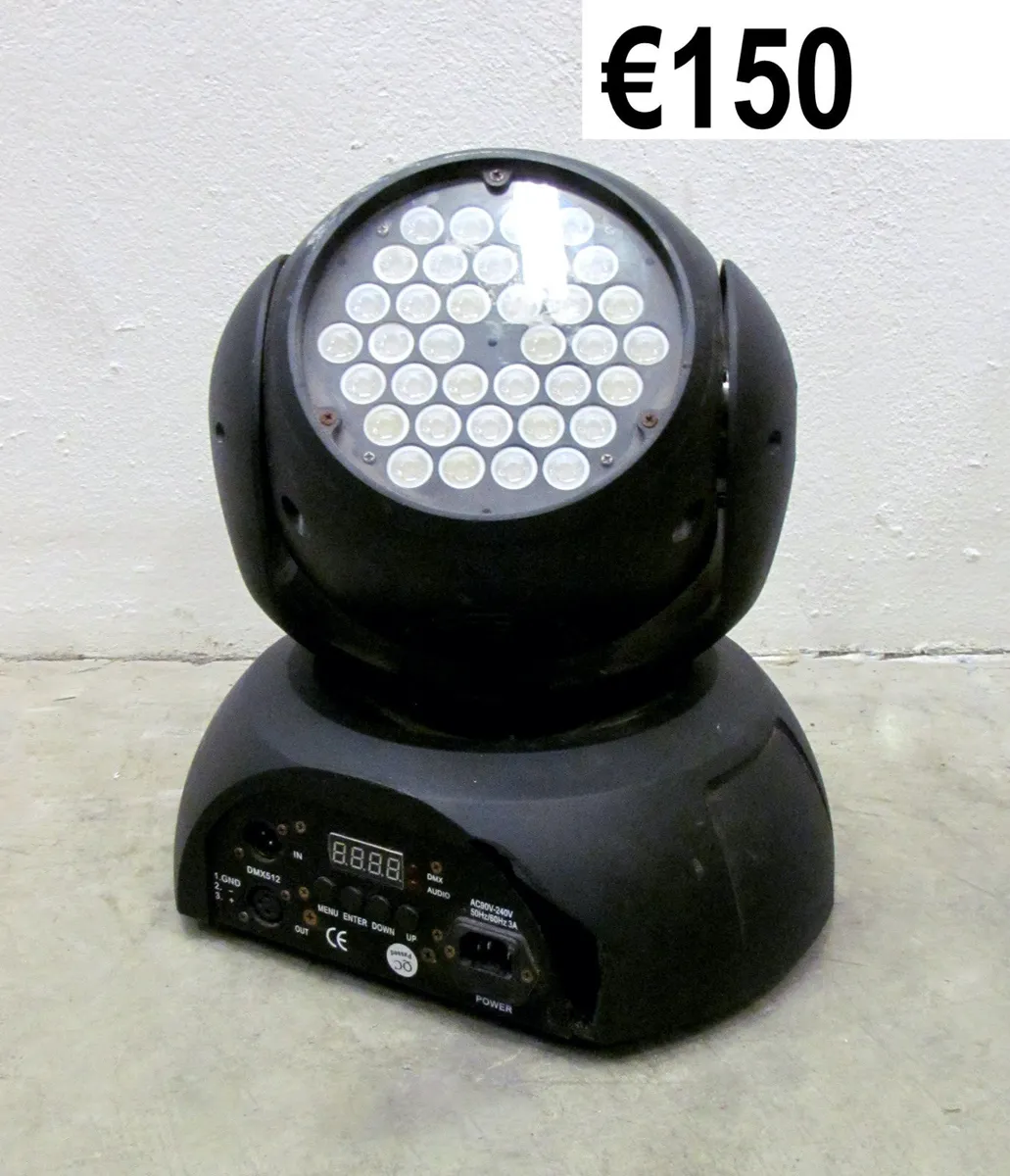 DJ lights: washer, spot moving yokes & scan - Image 1