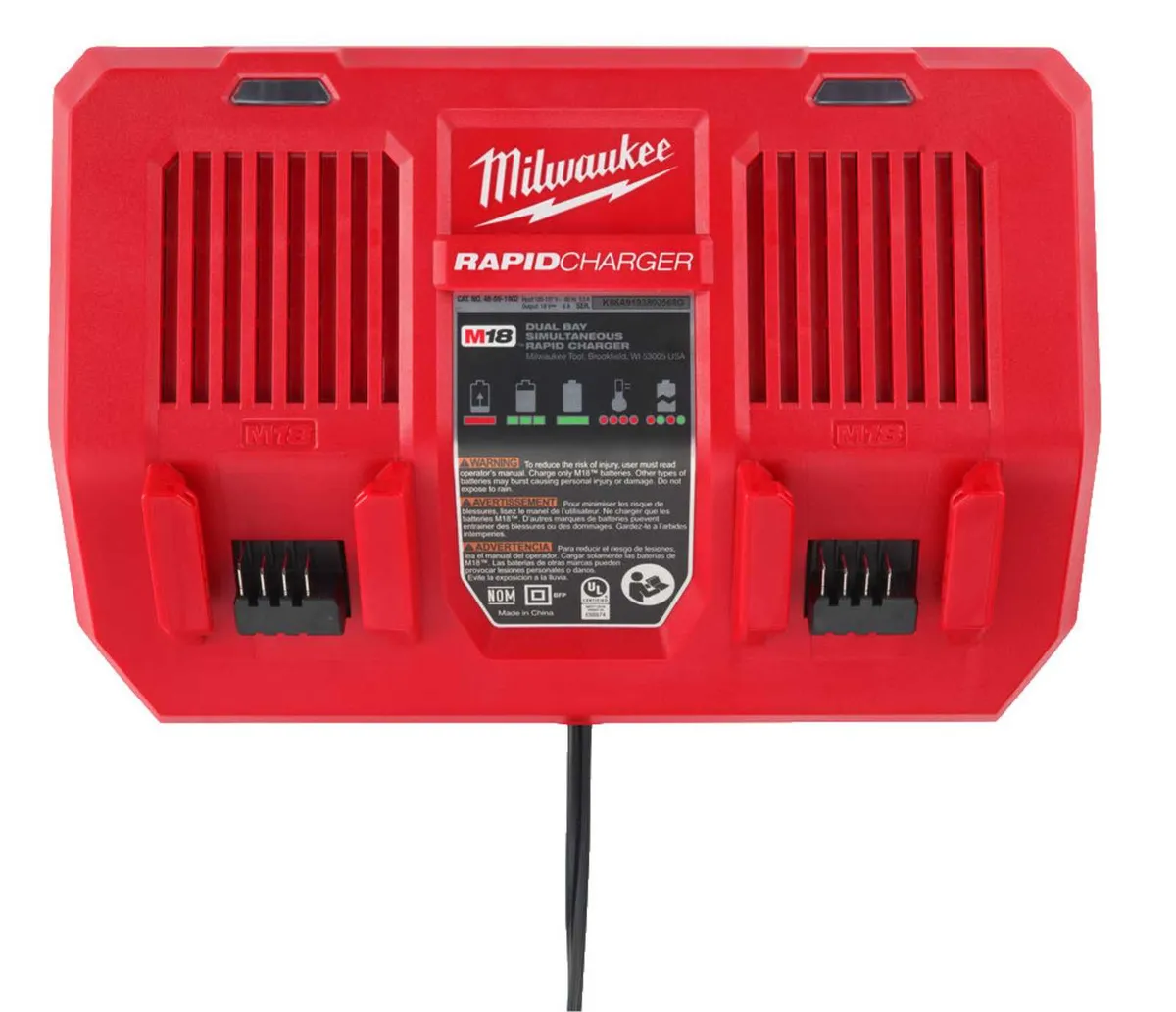 Milwaukee M18_DFC Duel Bay Rapid Charger - Image 1