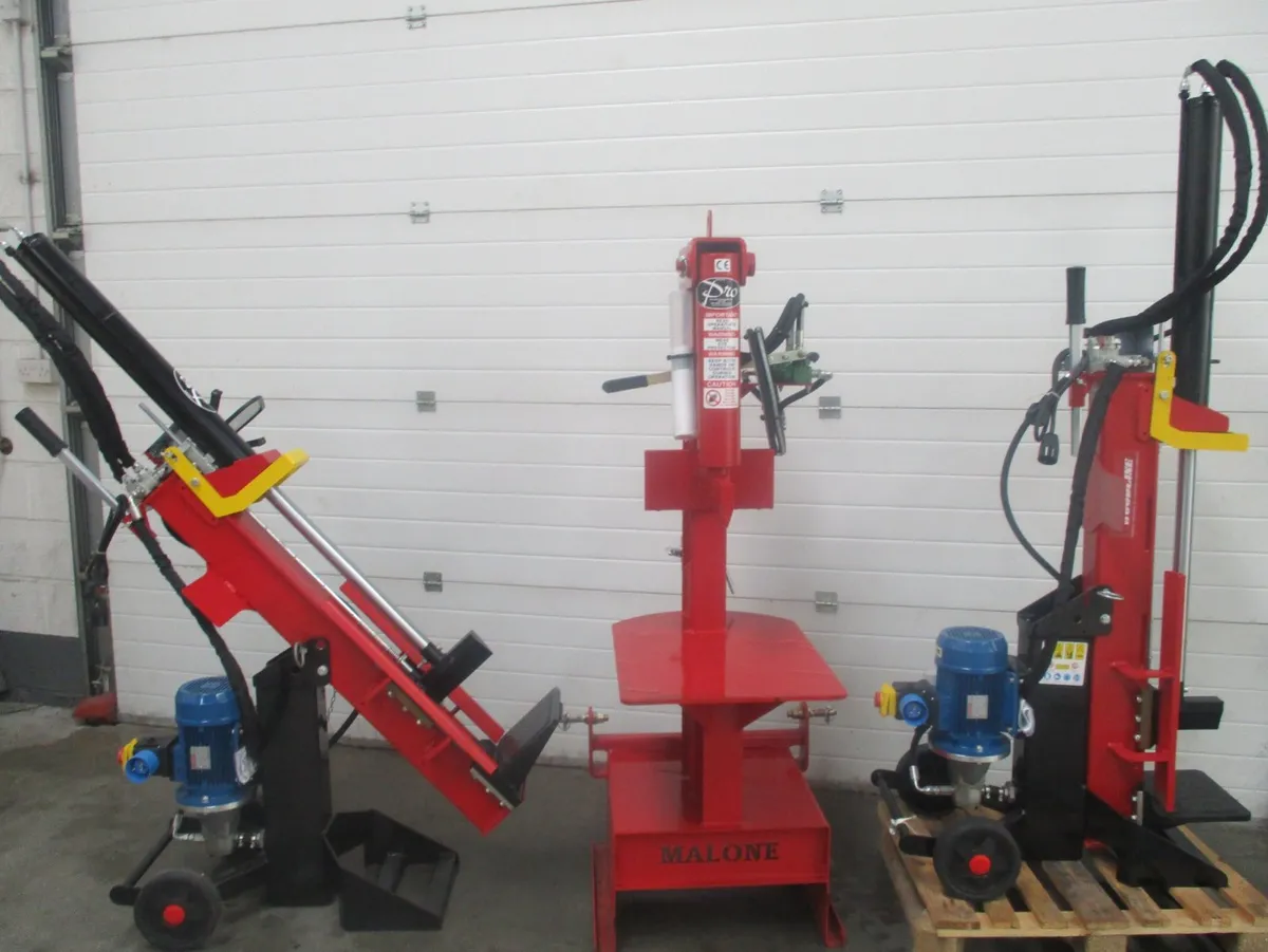 log splitters   log grab   wood chippers