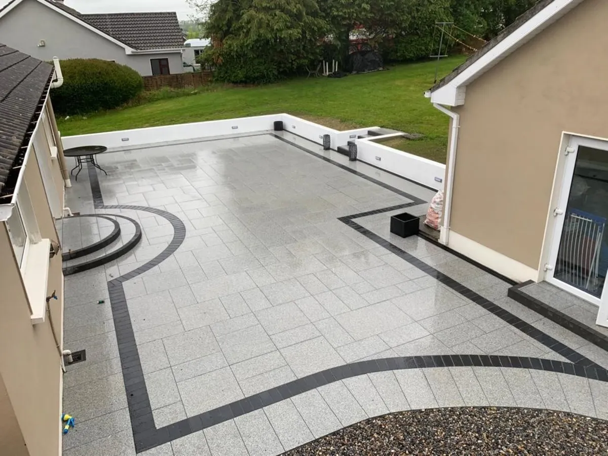 Silver Granite Paving