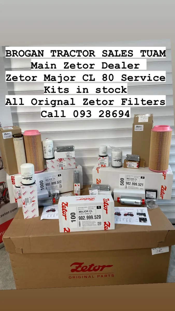 Original Zetor Service Kit Filters - Image 1