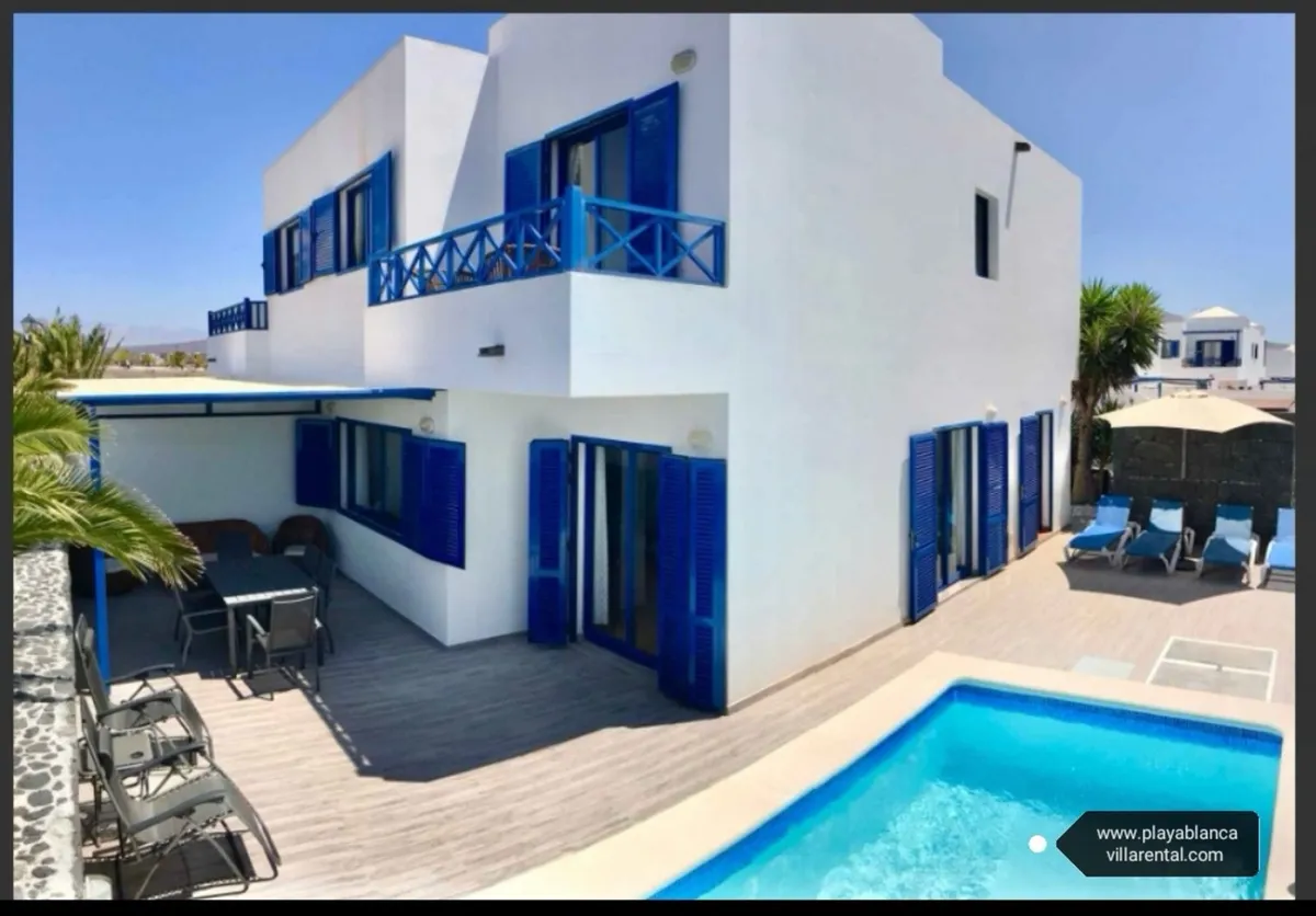 Lanzarote villa,UK TV,private pool,AirCon! - Image 1