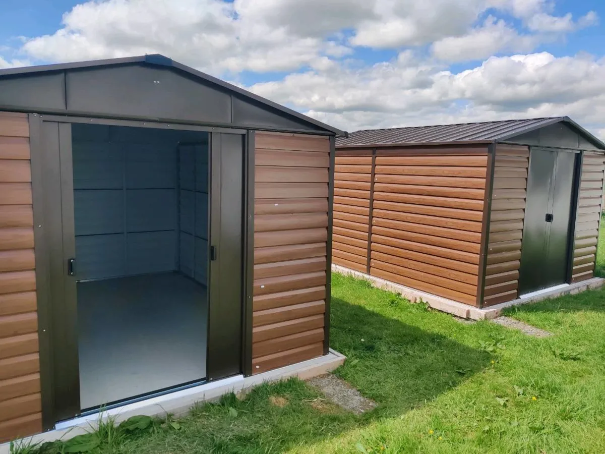 Metal garden sheds