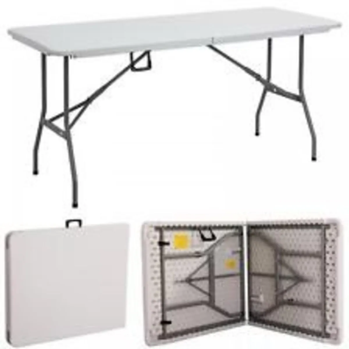 New 3ft 4ft 5ft 6ft 8ft Catering Trestle Tables - Image 3