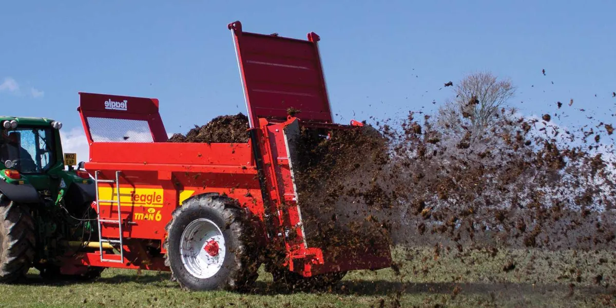 Teagle Titan Rear Discharge Muck Spreader