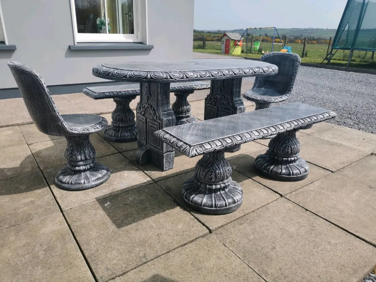 Solid Concrete Garden Furniture - Image 2