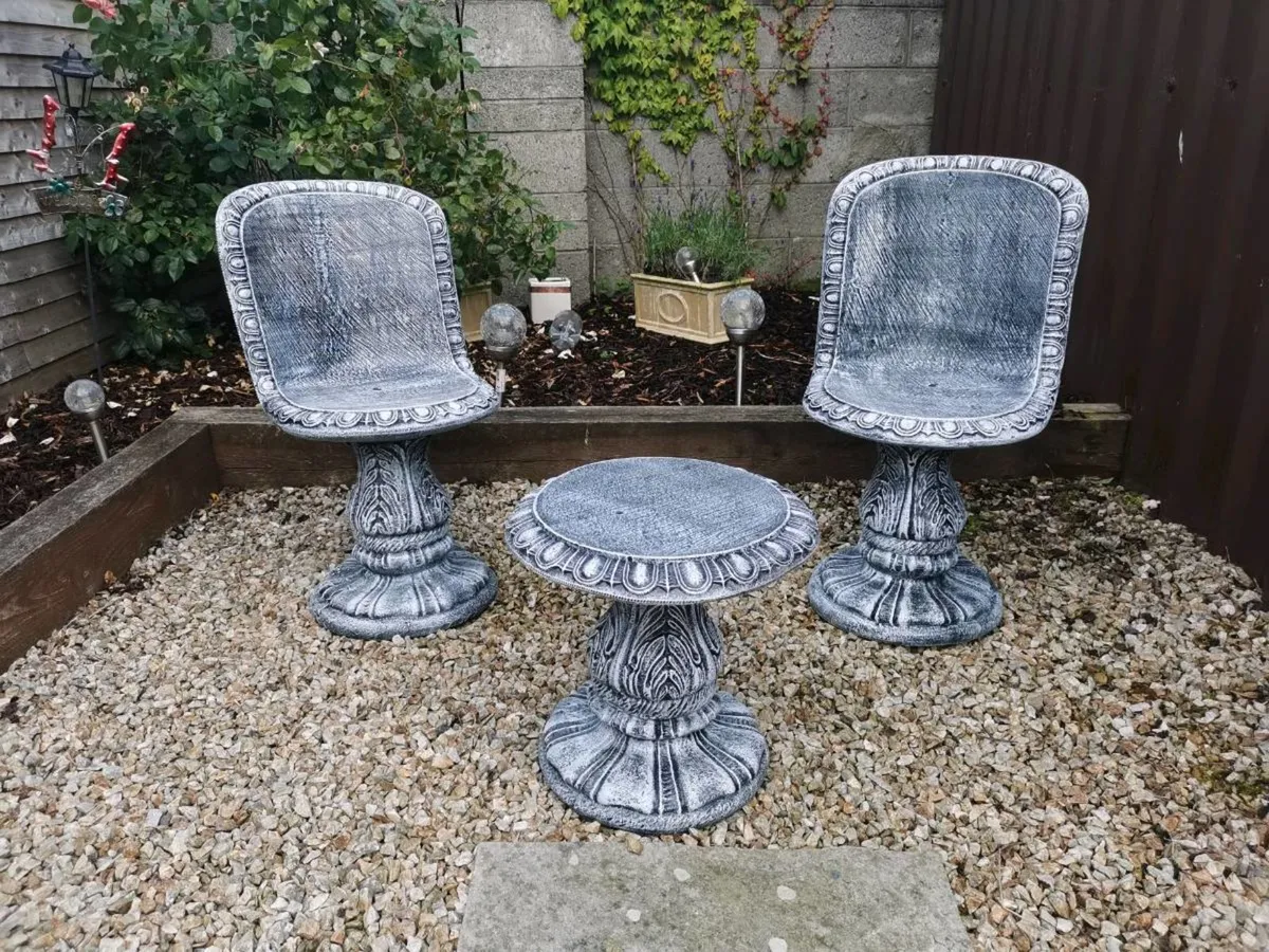 Solid Concrete Garden Furniture - Image 3