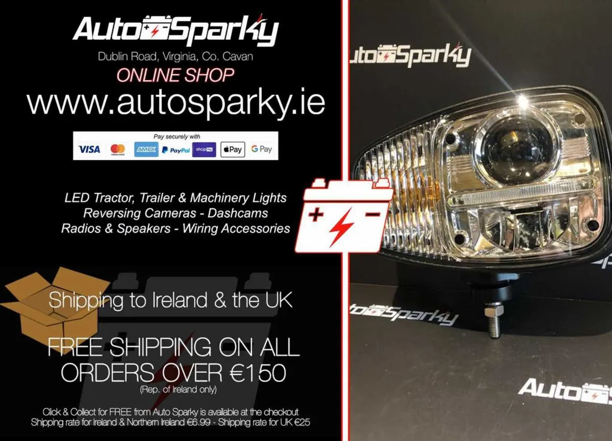 Teleporter LED Headlights Pair €330 Including Vat