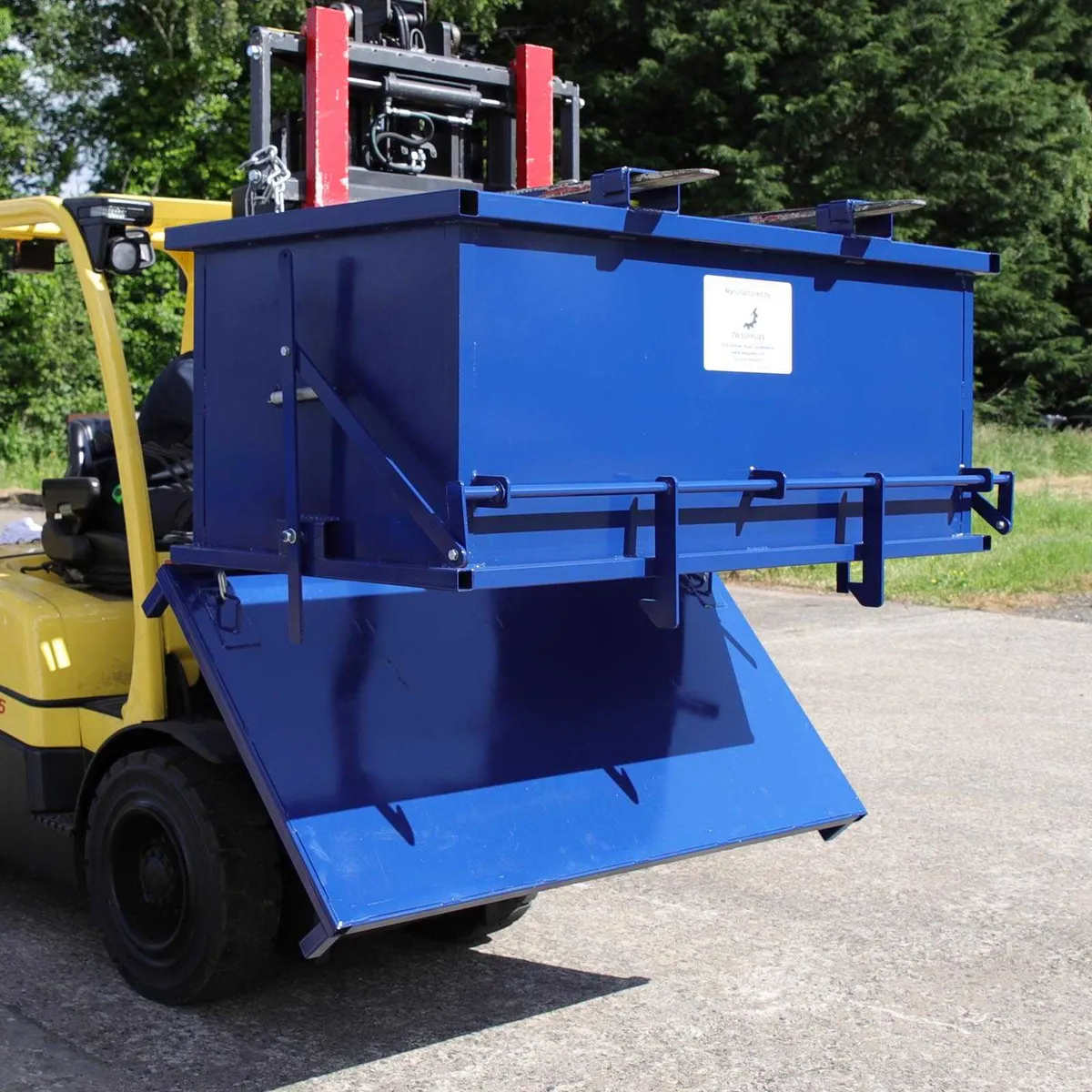 Forklift Drop Bottom Bin Skip - Image 1