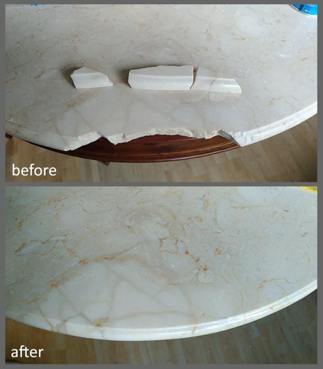 Granite Marble Quartz - Crack Repair & Restoration - Image 1