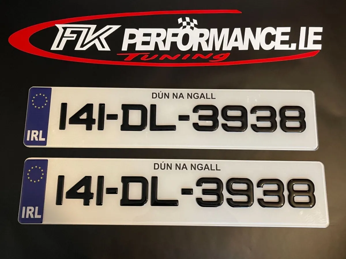 Ultimate gel number plates delivered - Image 1