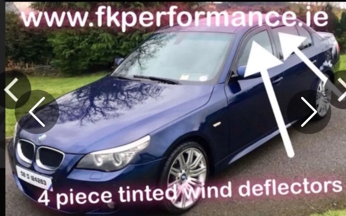 Tinted wind deflectors delivered - Image 1