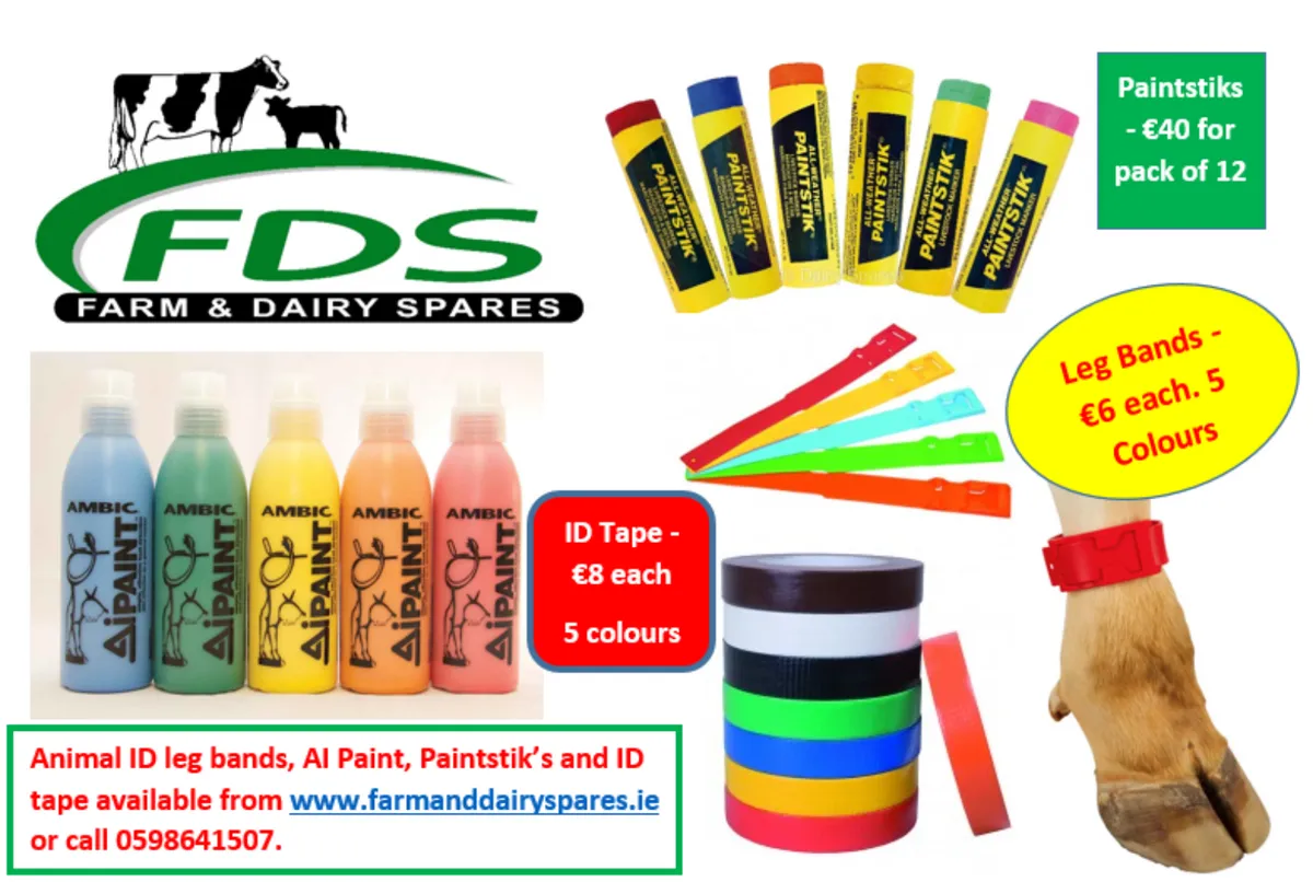 ID Tape and leg bands for sale at FDS