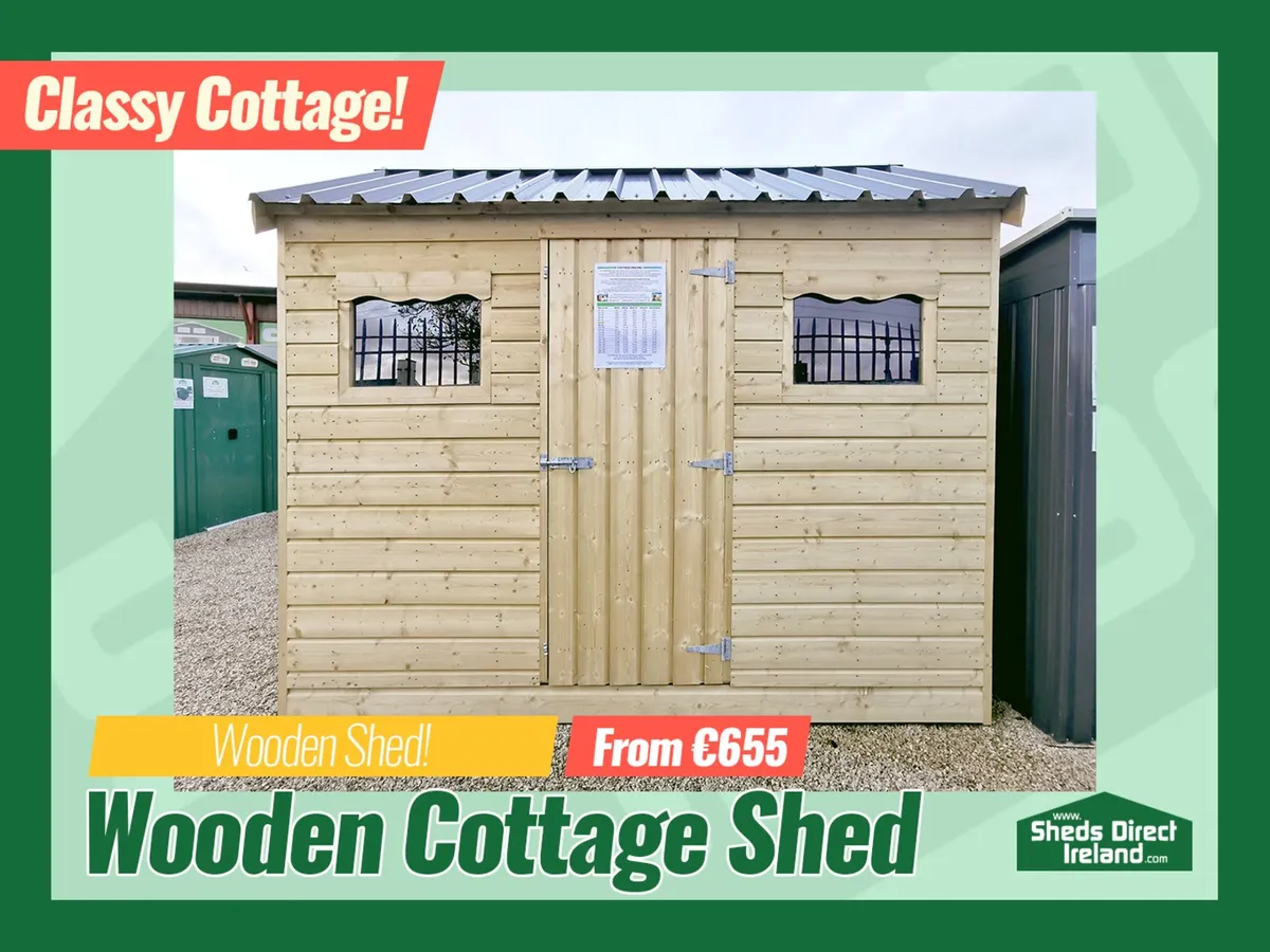 Wooden Cottage Shed - Image 1
