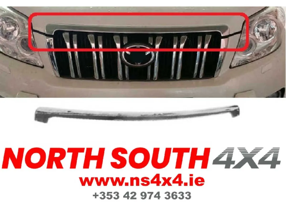 Toyota Landcruiser chrome bonnet strip /all spares