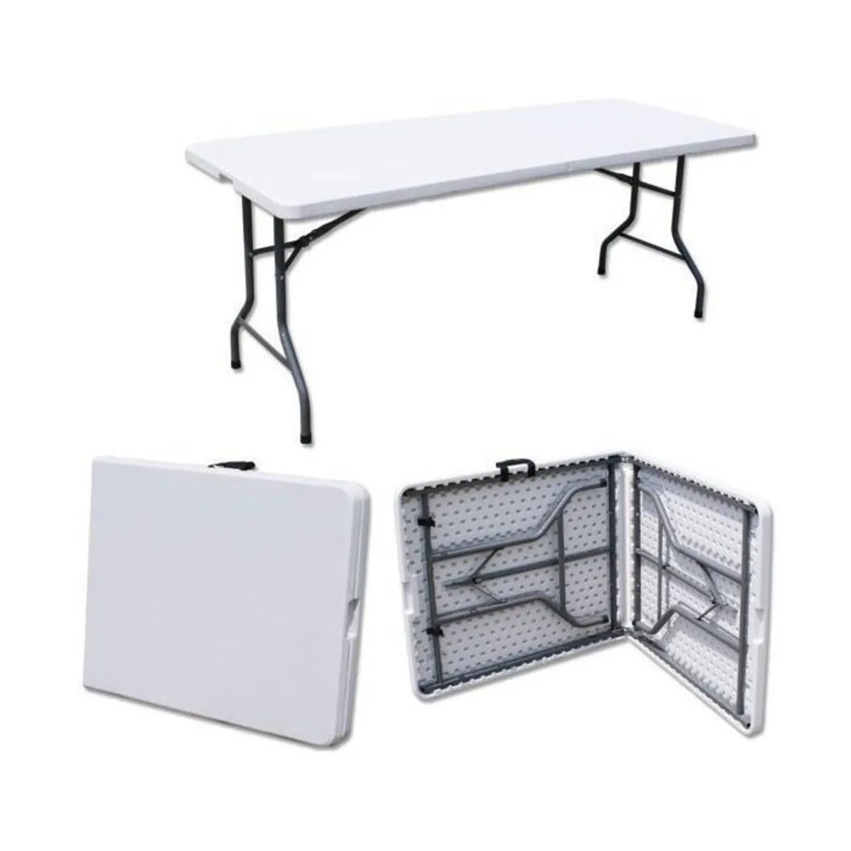 New 3ft 4ft 5ft 6ft 8ft Folding Trestle Tables - Image 4