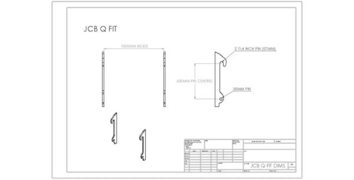 Loader bracket for JCB QFit (530-540 models) - Image 4